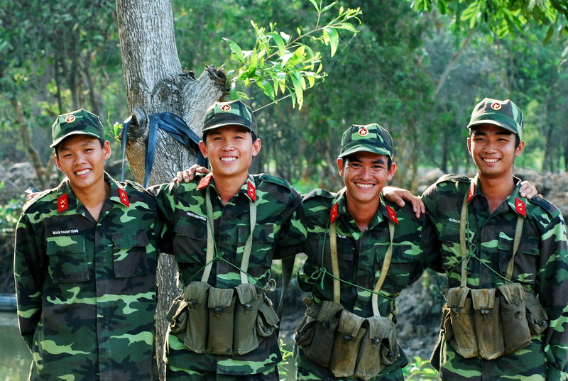 Nụ cười chiến sĩ.